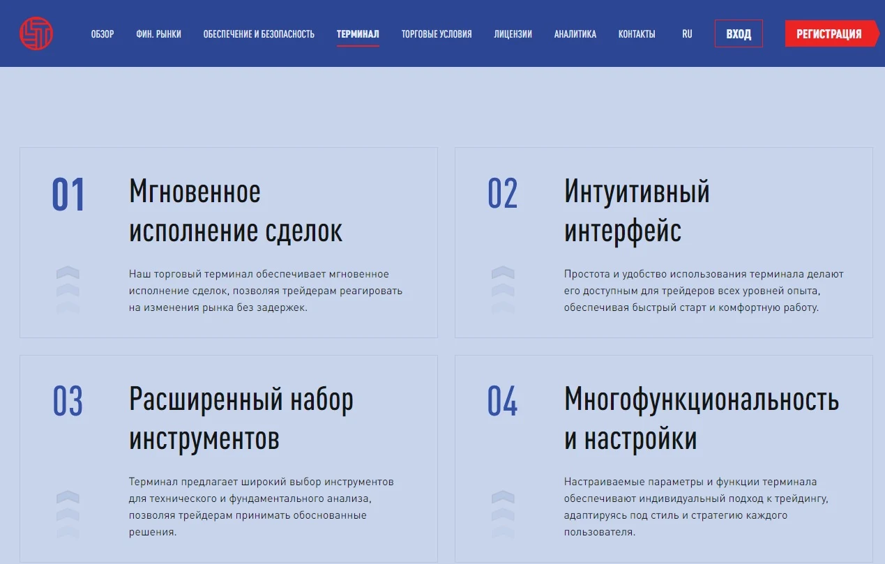 Litinfast - преимущества