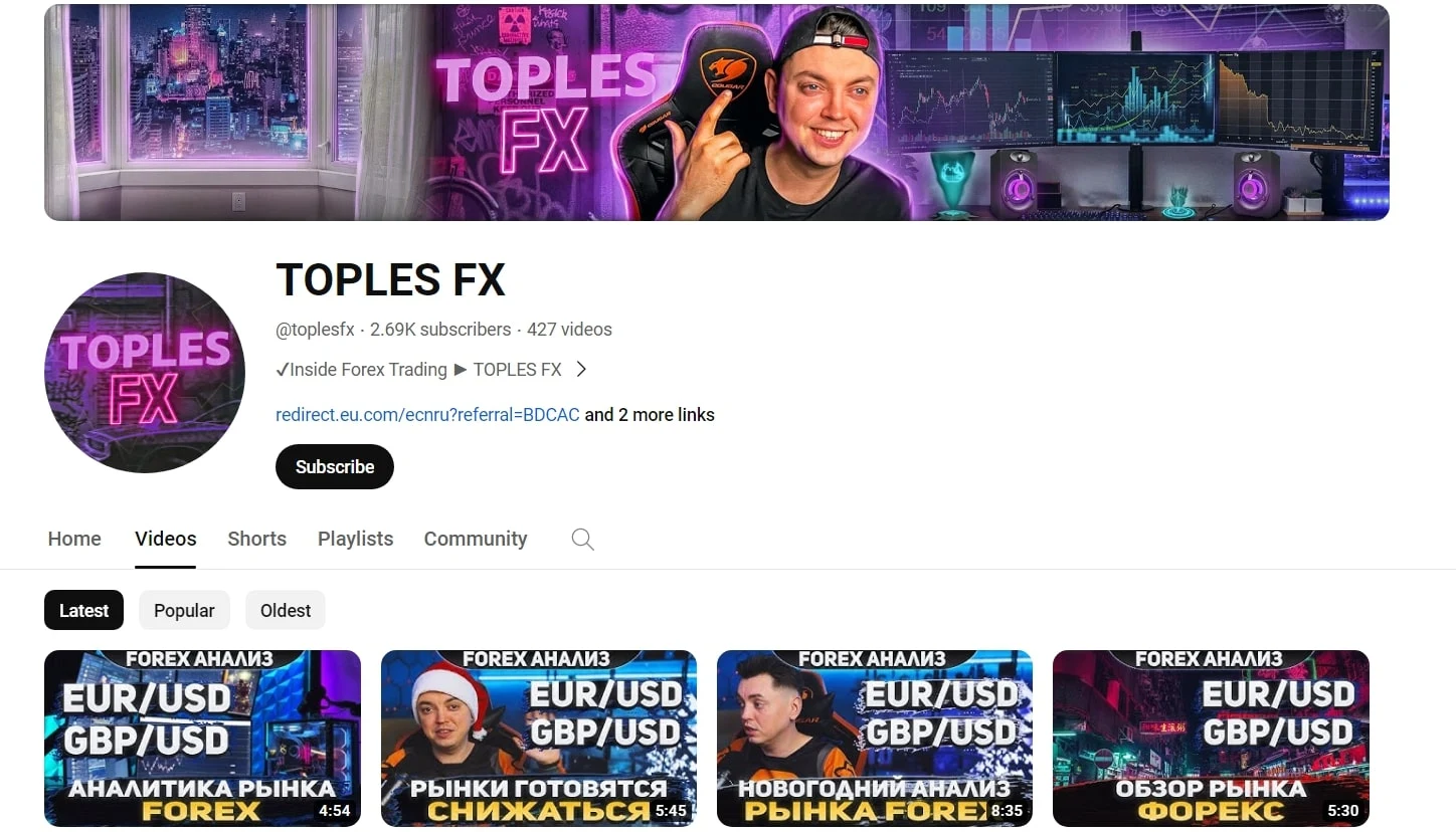 Toplesfx — это Telegram