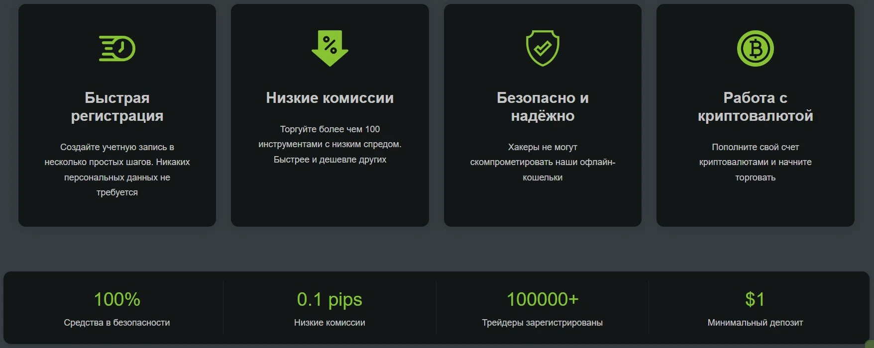 Преимущества брокера Dexly