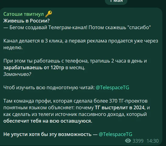 Сатоши твитнул