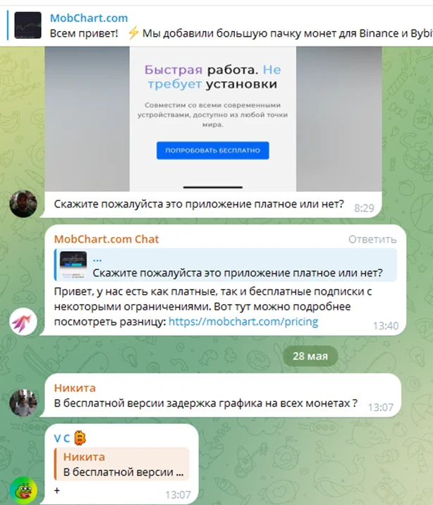 mobchart com