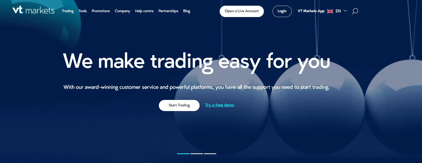 Сайт VT Markets