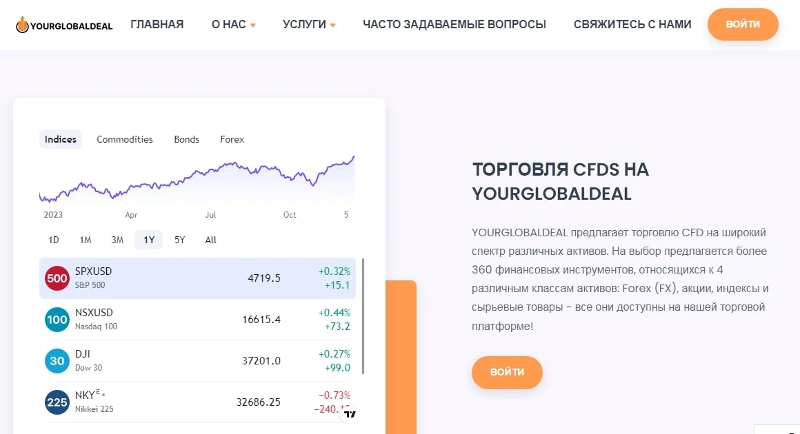 Уourglobaldeal сайт инфа