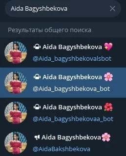 Aida bagyshbekova телеграм каналы