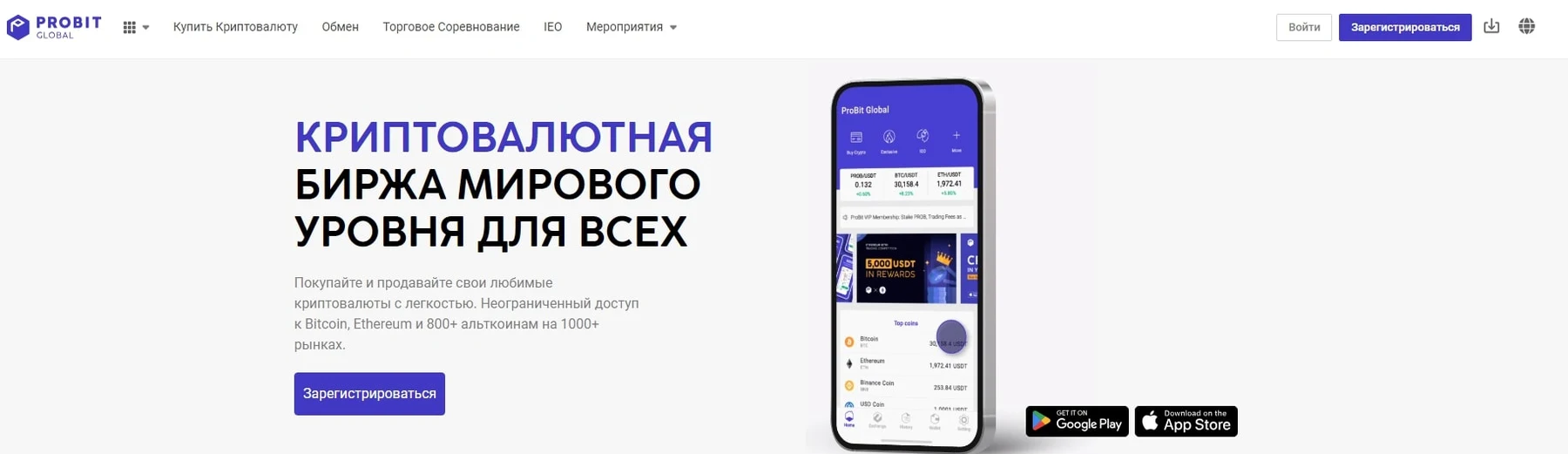 ProbitGlobal Bot сайт