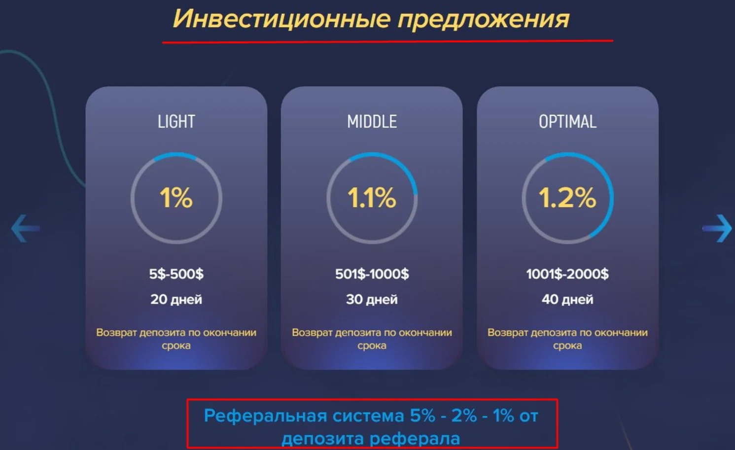 Crypto Invest проект условия