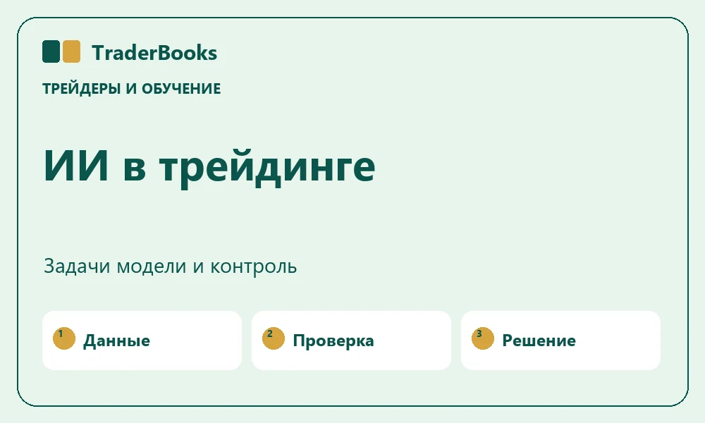 ИИ в трейдинге: что можно поручить модели и что проверить