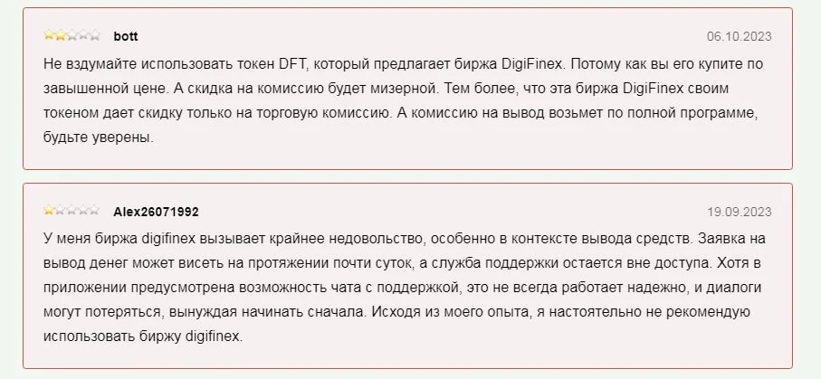 DigiFinex отзывы