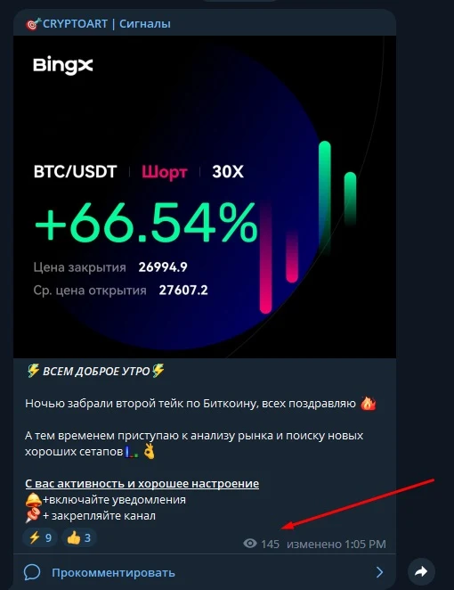 CRYPTOART - сигналы