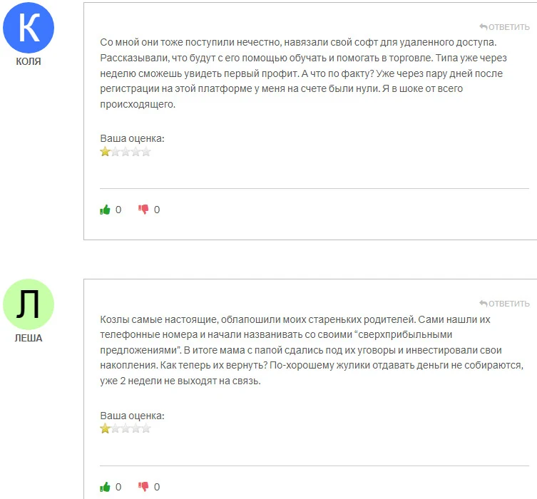 Отзывы о проекте Empire FX