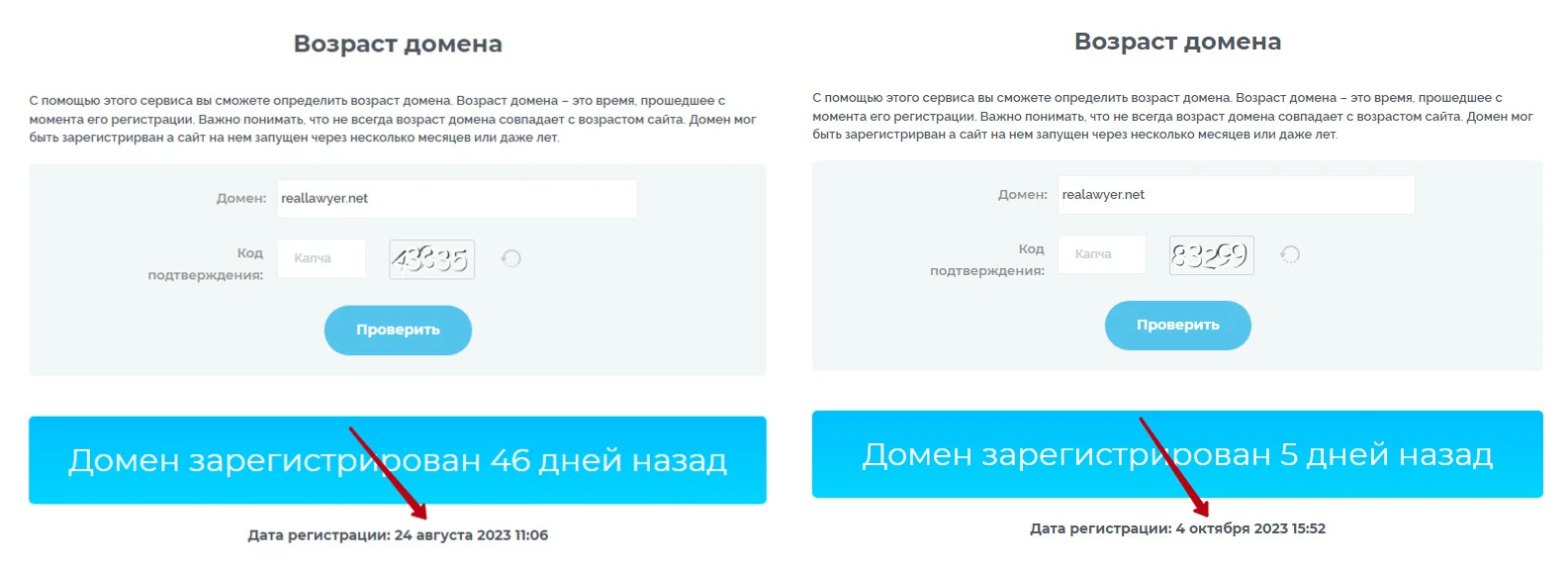 Проверка домена ООО ЮК Дюфанс