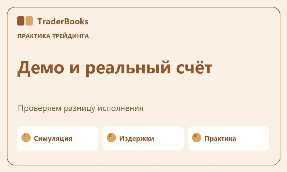 Демо и реальный счёт: что меняется после обучения