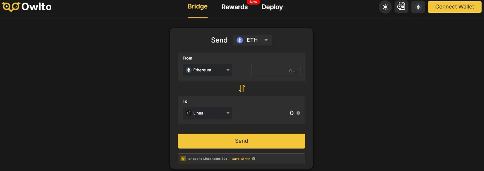 Owlto Finance сайт