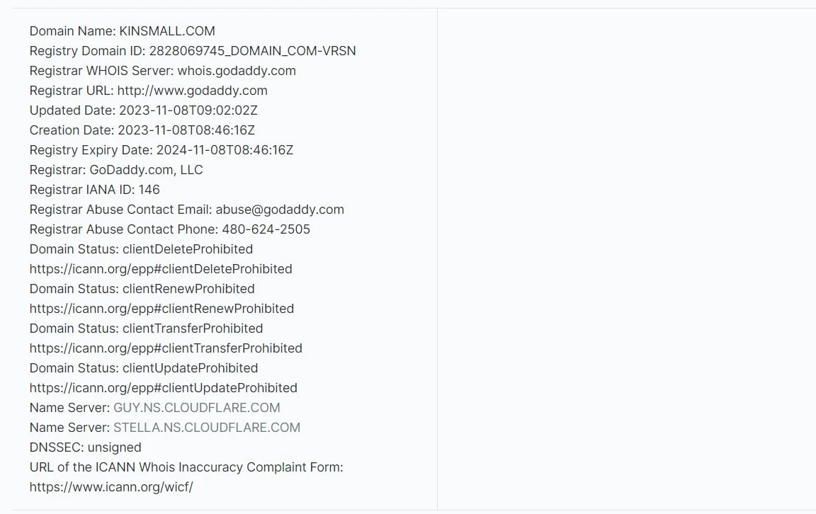 Анализ деятельности Kinsmall