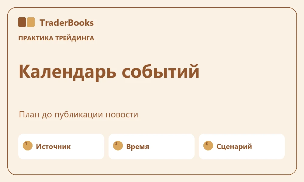 Экономический календарь: как подготовить торговый план