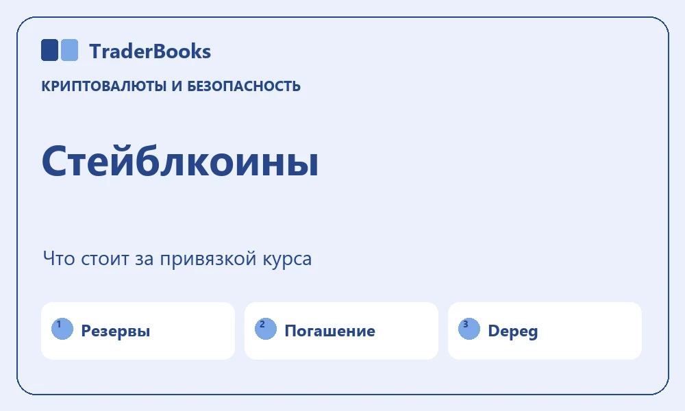 Стейблкоины: обеспечение, отвязка от курса и риски хранения