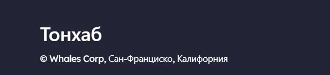 TonHub сайт