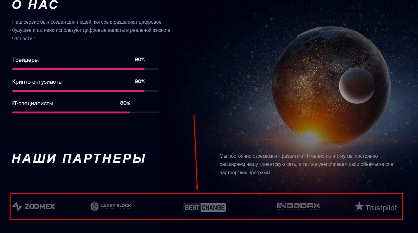Orion Exchange сайт инфа