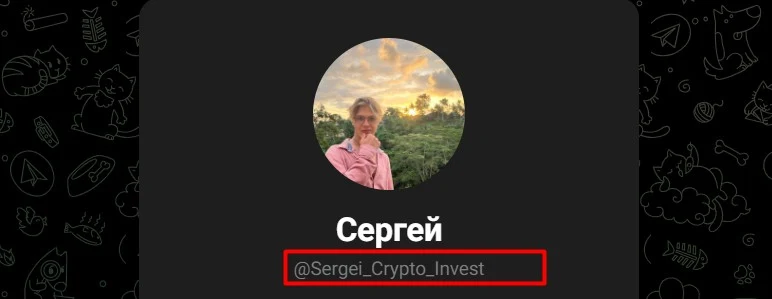 Сергей Крипто Иинвест телеграмм
