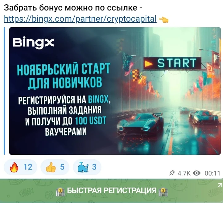 Роман Корнилов Crypto Capital телеграм пост