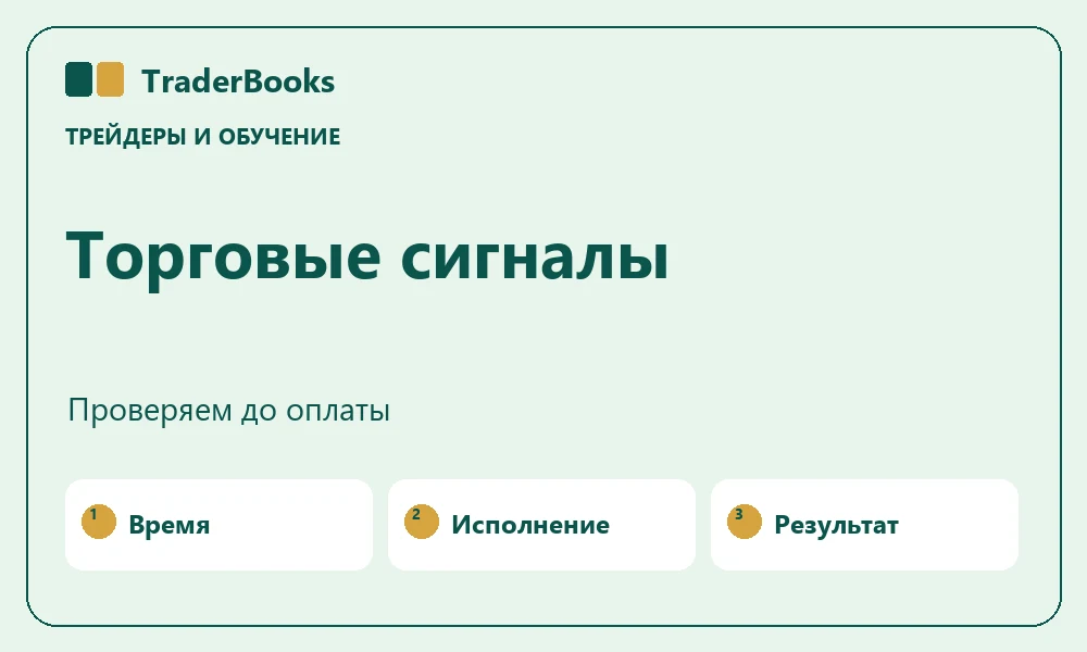 Торговые сигналы: как проверить результаты до оплаты