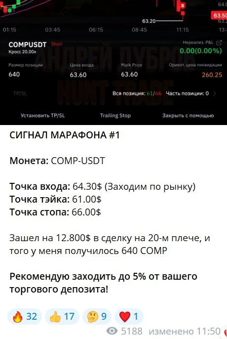 андрей дубров hunt trade обзор