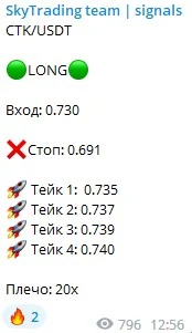 Телеграм проект SkyTrading Team обзор