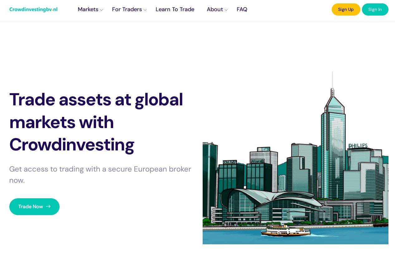 Сайт платформы https://crowdinvestingbv.nl/