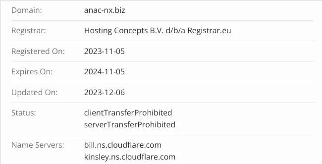 Anaclynix домен