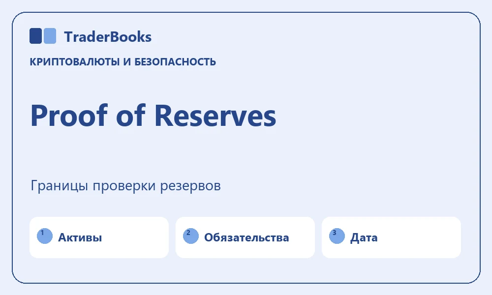 Proof of Reserves: что показывает отчёт криптобиржи