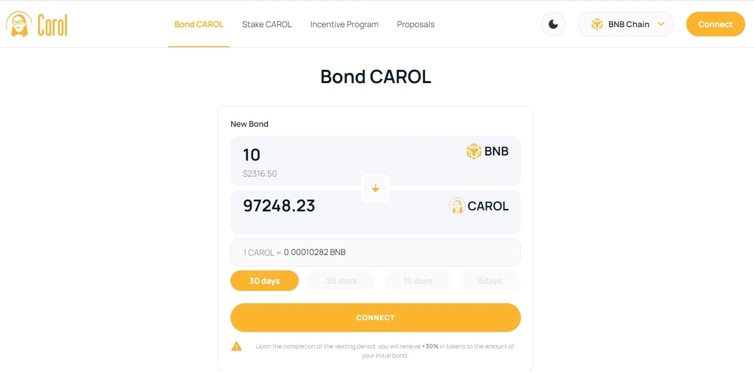 Carol Finance сайт обменник