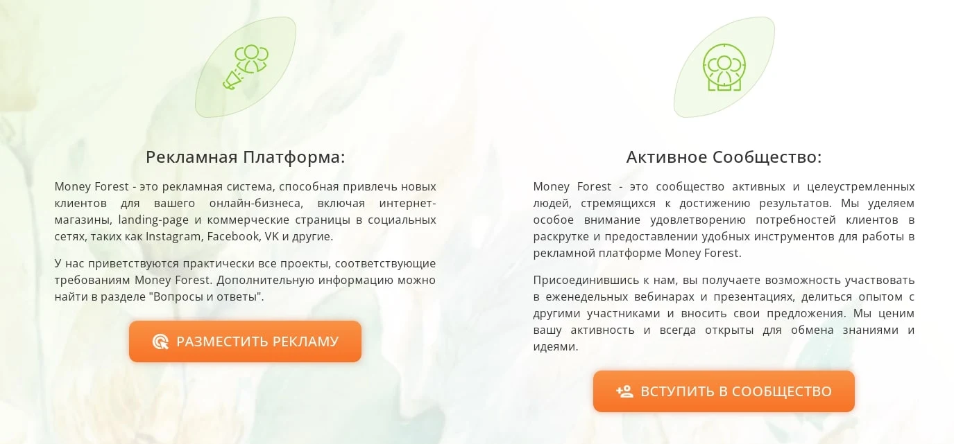 Money Forest сайт инфа