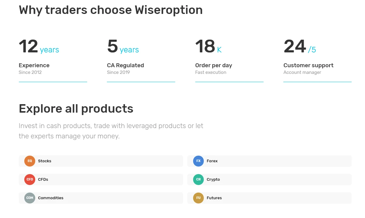Webtrader Wiseroption io