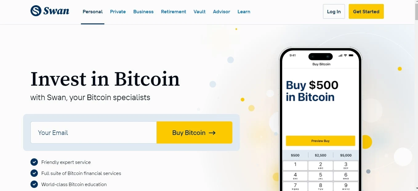 Swan Bitcoin сайт