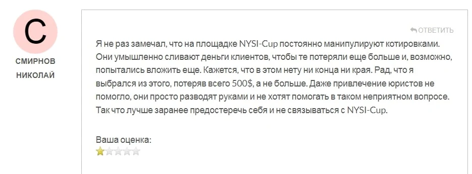NYSI Cup отзывы