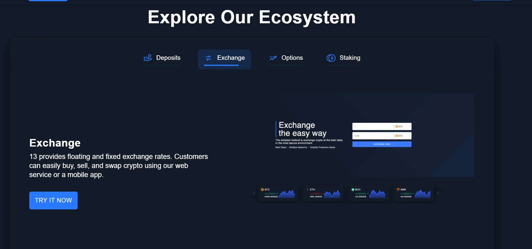 Сайт биржи Token Uniswap