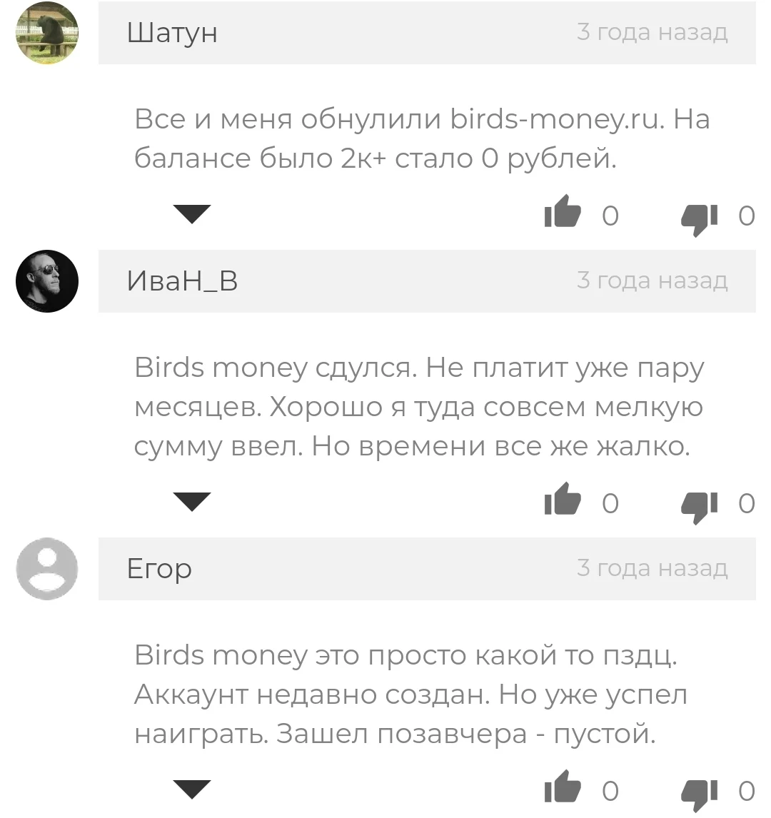 Money Birds отзывы