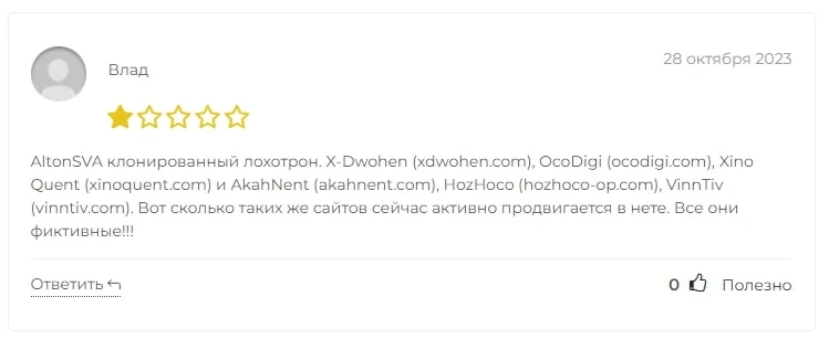 Alton SVA отзывы