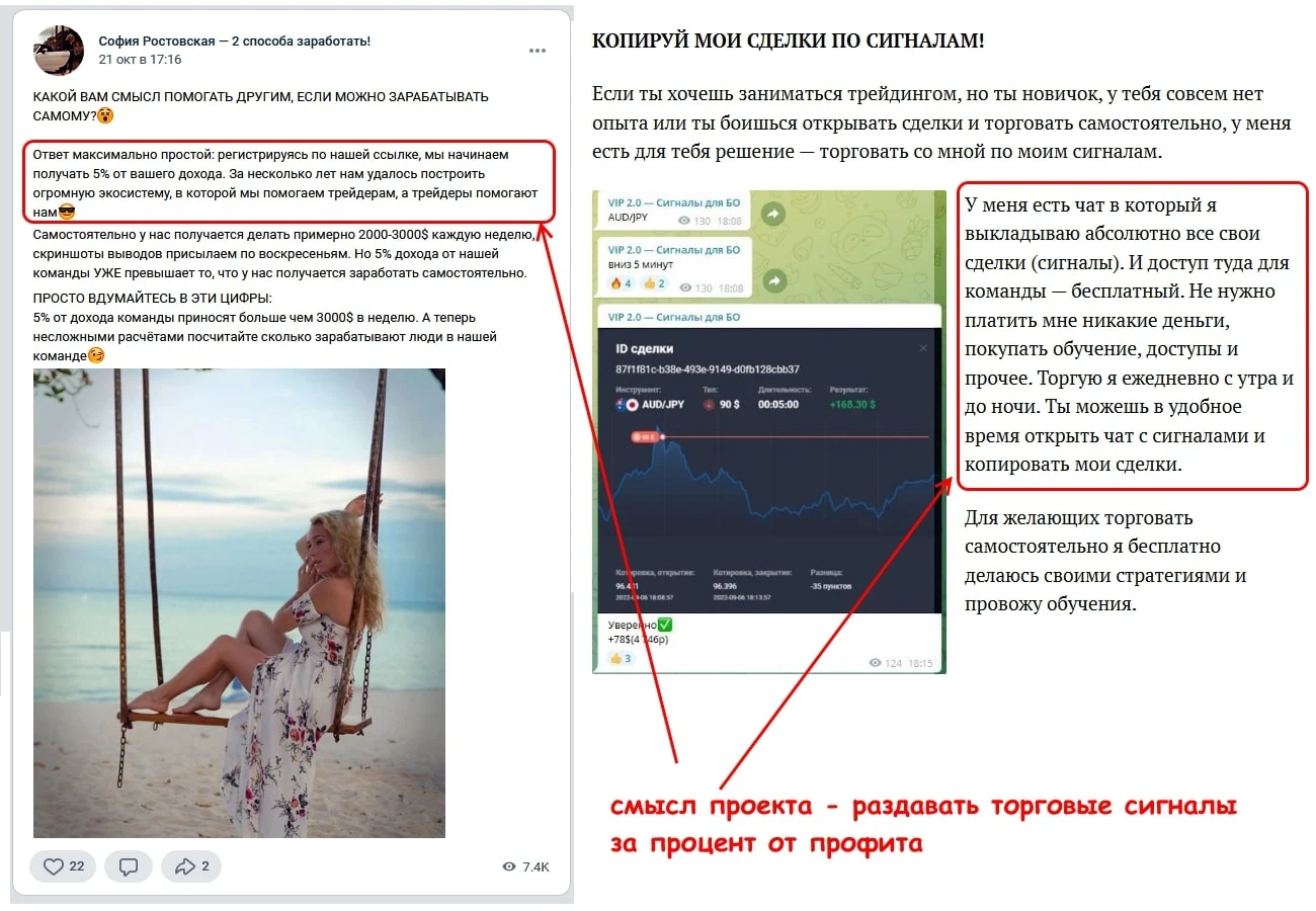 софия ростовская трейдинг