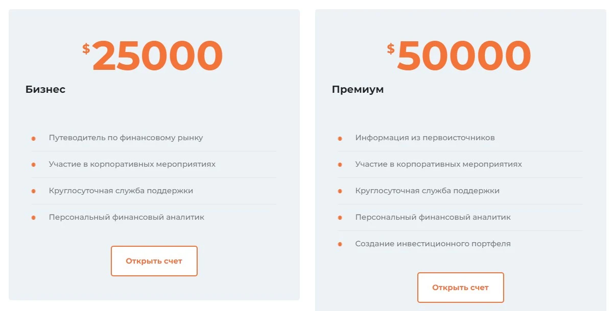 FX Kinetic тарифы брокера