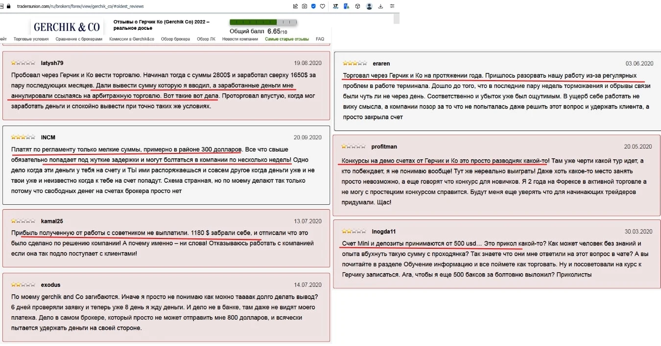Отзывы Gerchik&Co