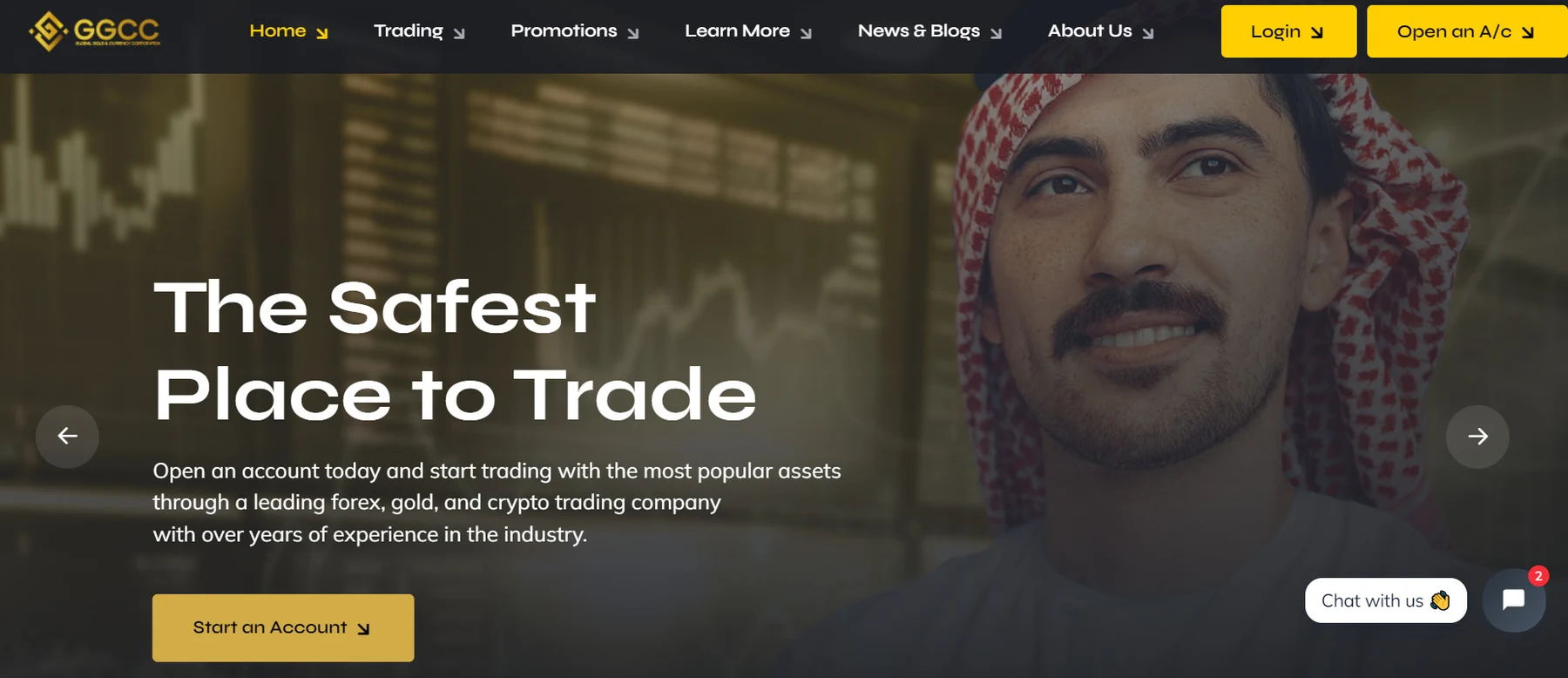 Сайт платформы GGCC