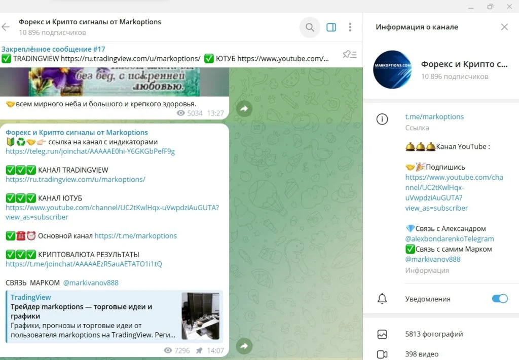 Марк Иванов телеграмм
