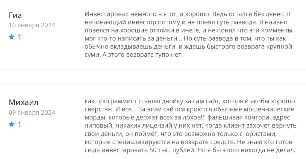 Bitrix Trade Online cc отзывы клиентов