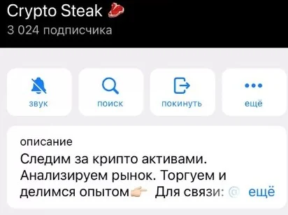Crypto Steak обзор канала