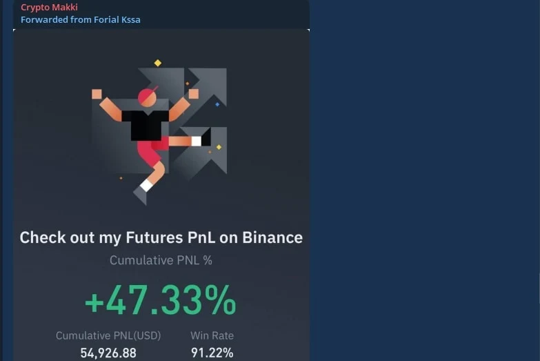 Crypto Makki телеграм пост
