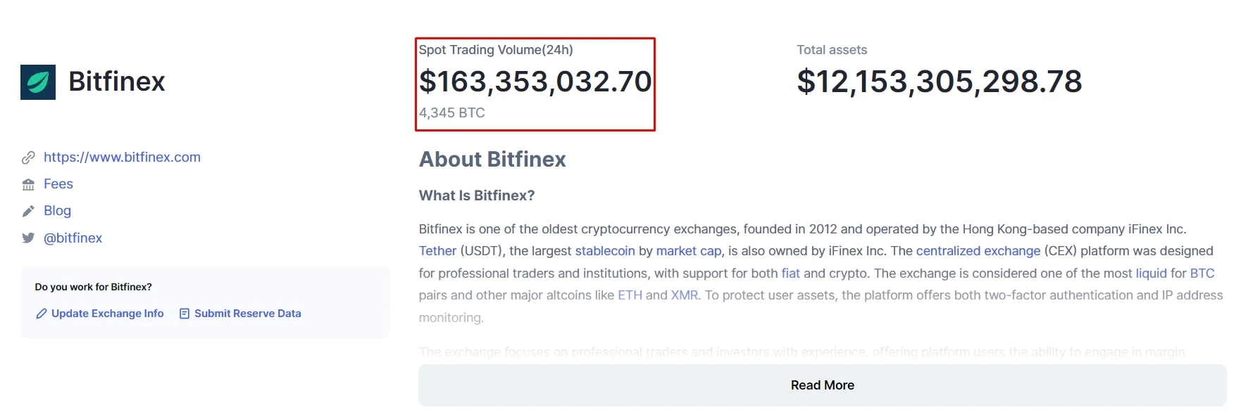Bitfinex инфа