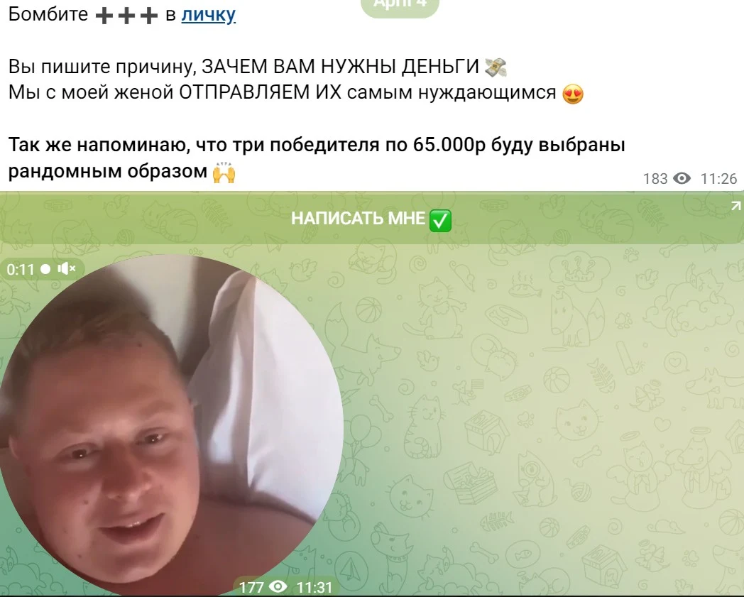 Телеграм Cryptoserg Invest