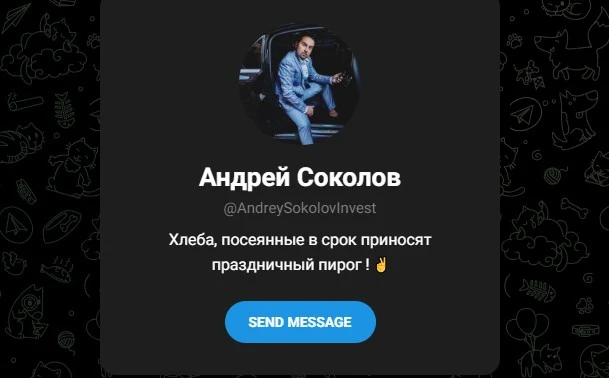 Андерей Соколов Инвестиции ANTI