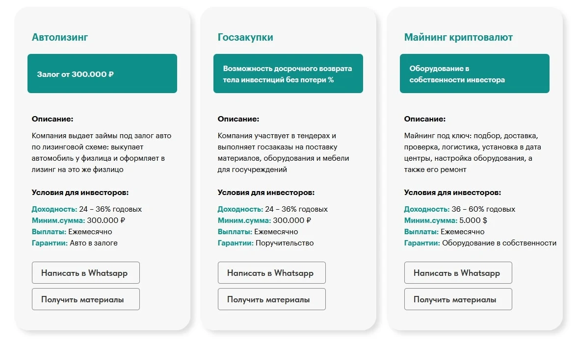 Скилмар инвестиции проекты